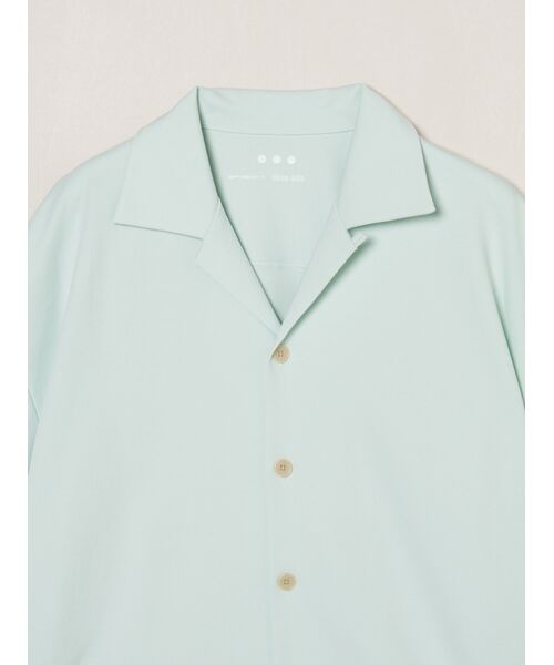 three dots / スリードッツ シャツ・ブラウス | Men's doubleknitsupima s/s shirt | 詳細2