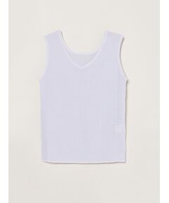 three dots / スリードッツ タンクトップ | Alora sheer 2way tank