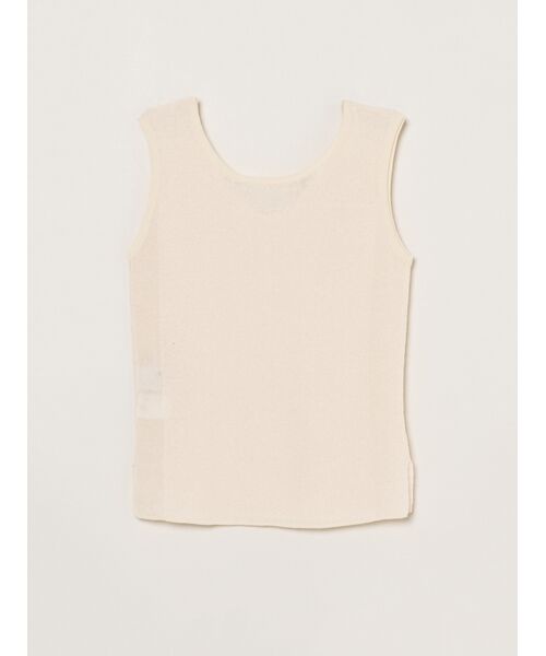 three dots / スリードッツ タンクトップ | Alora sheer 2way tank | 詳細1