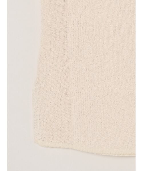 three dots / スリードッツ タンクトップ | Alora sheer 2way tank | 詳細4