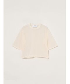 three dots / スリードッツ Tシャツ | Alora sheer Tshirt
