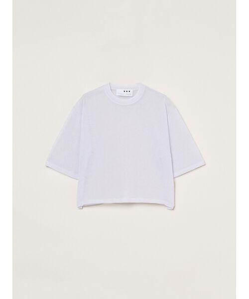 three dots / スリードッツ Tシャツ | Alora sheer Tshirt（purple）