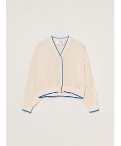 three dots / スリードッツ カーディガン・ボレロ | Alora sheer cardigan