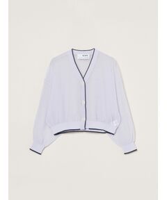 three dots / スリードッツ カーディガン・ボレロ | Alora sheer cardigan