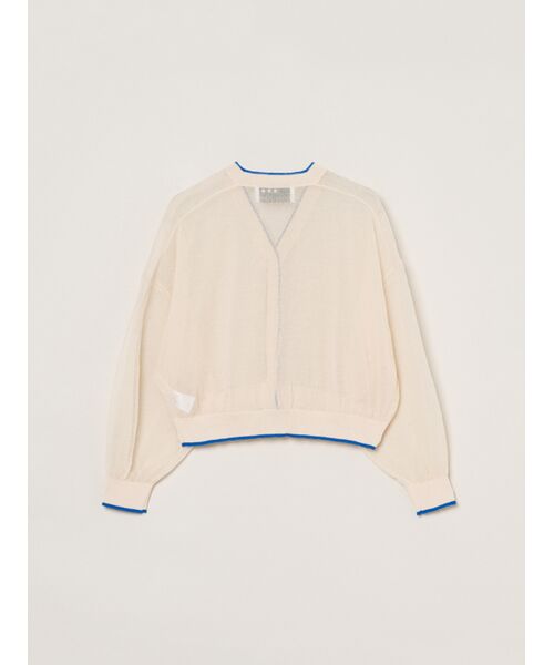 three dots / スリードッツ カーディガン・ボレロ | Alora sheer cardigan | 詳細1