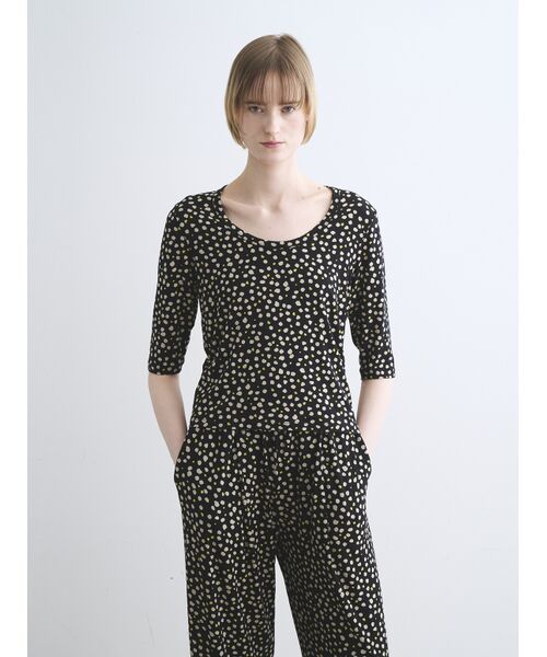 three dots / スリードッツ Tシャツ | Travel line jessica tee | 詳細6