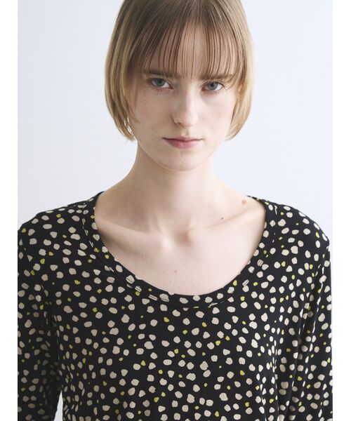 three dots / スリードッツ Tシャツ | Travel line jessica tee | 詳細7