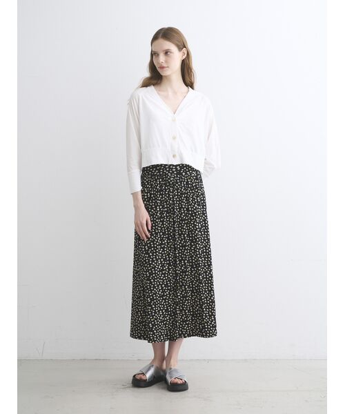 three dots / スリードッツ スカート | Travel line skirt | 詳細8