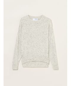 three dots / スリードッツ ニット・セーター | Holiday cashmere pullover