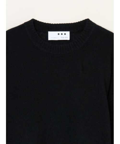 three dots / スリードッツ ニット・セーター | Holiday cashmere pullover | 詳細2