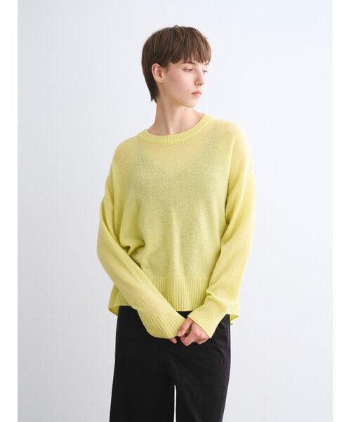 three dots / スリードッツ ニット・セーター | Holiday cashmere pullover | 詳細6
