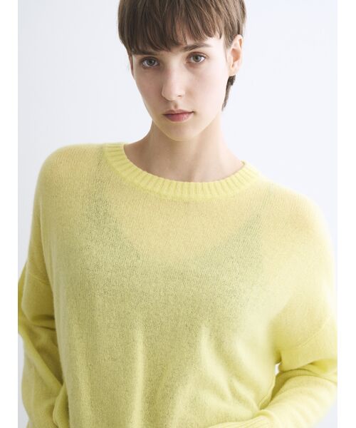 three dots / スリードッツ ニット・セーター | Holiday cashmere pullover | 詳細7