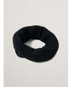 Holiday cashmere collar snood
