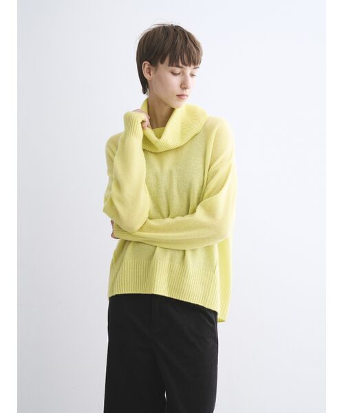 three dots / スリードッツ マフラー・ショール・スヌード・ストール | Holiday cashmere collar snood | 詳細9