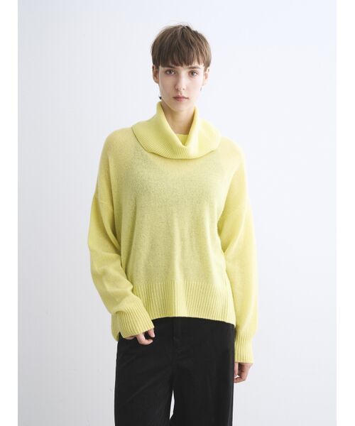 three dots / スリードッツ マフラー・ショール・スヌード・ストール | Holiday cashmere collar snood | 詳細8