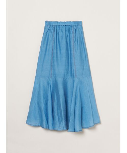 three dots / スリードッツ スカート | Sheer denim skirt | 詳細1