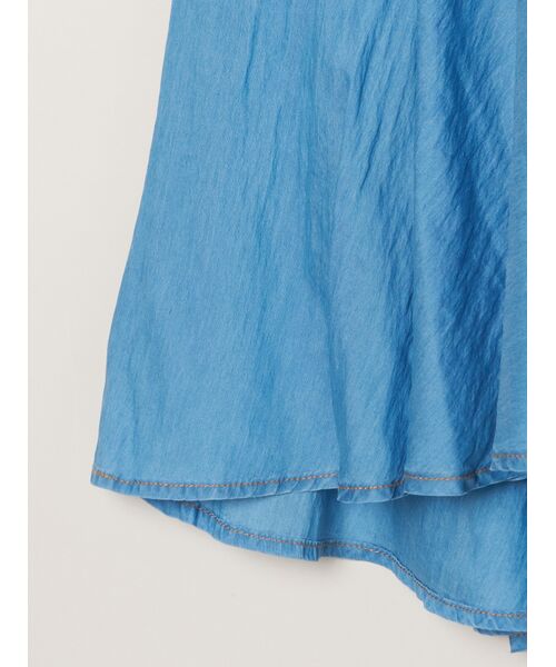 three dots / スリードッツ スカート | Sheer denim skirt | 詳細4