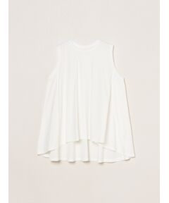 three dots / スリードッツ タンクトップ | Dry cotton dress tee drape tank
