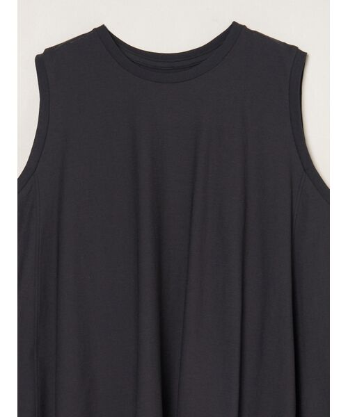 three dots / スリードッツ タンクトップ | Dry cotton dress tee drape tank | 詳細2