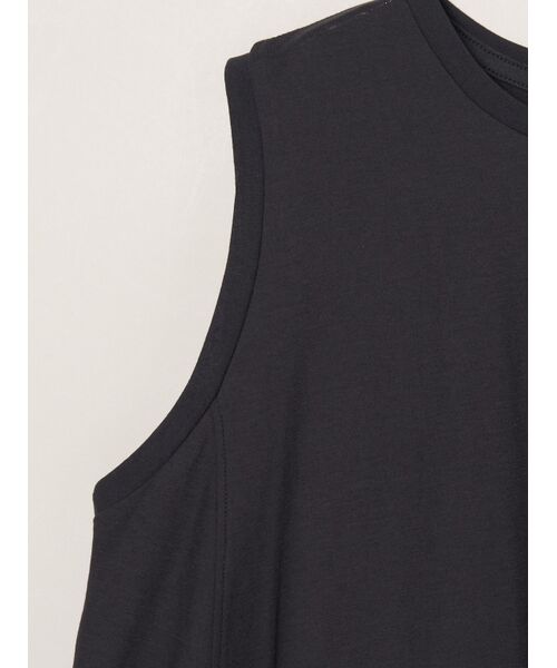 three dots / スリードッツ タンクトップ | Dry cotton dress tee drape tank | 詳細3