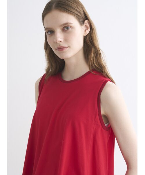 three dots / スリードッツ タンクトップ | Dry cotton dress tee drape tank | 詳細7