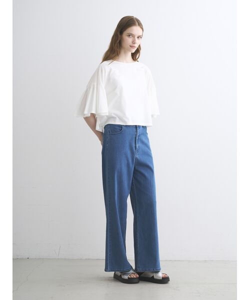 three dots / スリードッツ Tシャツ | Dry cotton dress tee | 詳細10