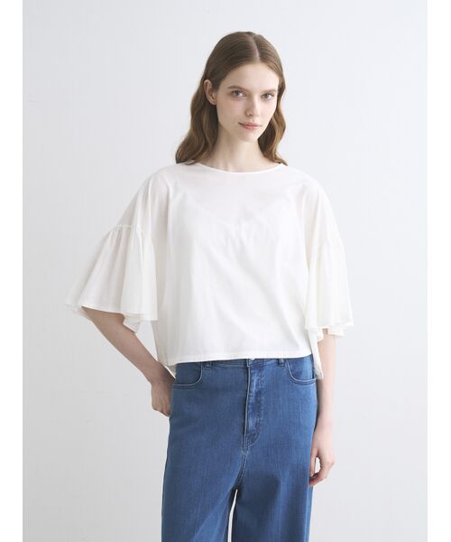 three dots / スリードッツ Tシャツ | Dry cotton dress tee | 詳細8