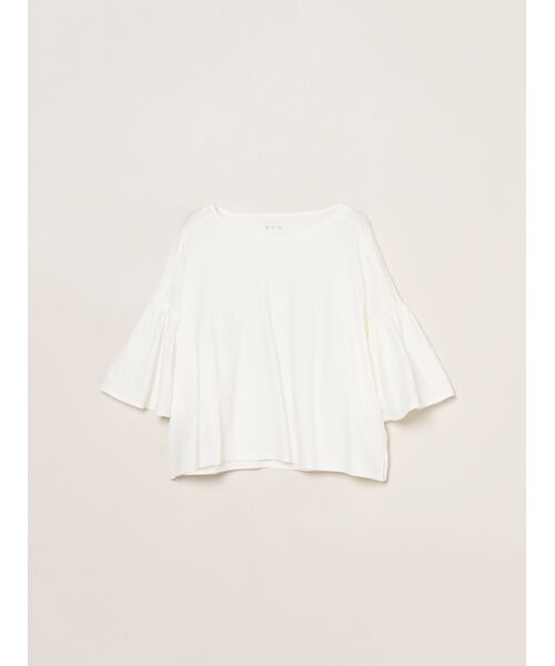 three dots / スリードッツ Tシャツ | Dry cotton dress tee（white）