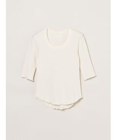three dots / スリードッツ Tシャツ | Shiny rib jessica