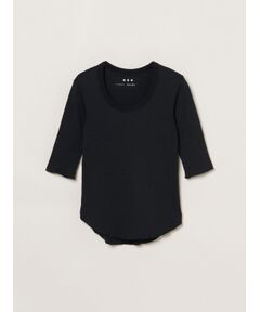 three dots / スリードッツ Tシャツ | Shiny rib jessica