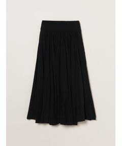 three dots / スリードッツ スカート | Jersey colette windflair skirt