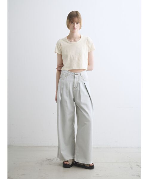 three dots / スリードッツ その他トップス | Organic slub jessica | 詳細9