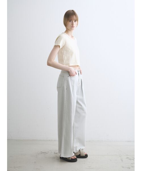 three dots / スリードッツ その他トップス | Organic slub jessica | 詳細10