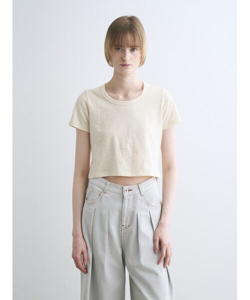 three dots / スリードッツ その他トップス | Organic slub jessica | 詳細6