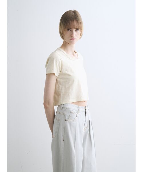 three dots / スリードッツ その他トップス | Organic slub jessica | 詳細8