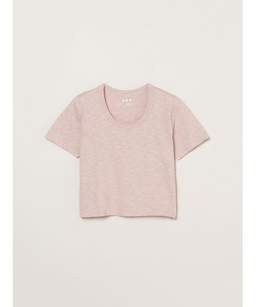three dots / スリードッツ その他トップス | Organic slub jessica（mauve petal）