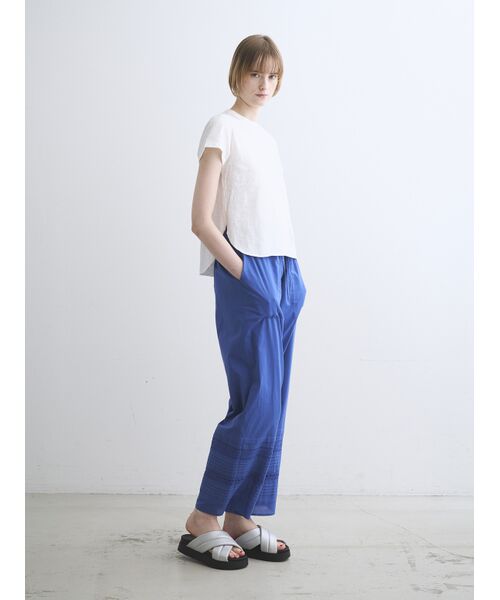 three dots / スリードッツ Tシャツ | Organic slub crew neck | 詳細10