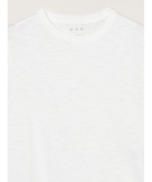 three dots / スリードッツ Tシャツ | Organic slub crew neck | 詳細2