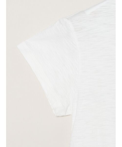 three dots / スリードッツ Tシャツ | Organic slub crew neck | 詳細3