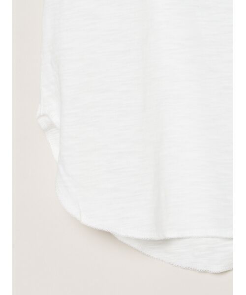 three dots / スリードッツ Tシャツ | Organic slub crew neck | 詳細4