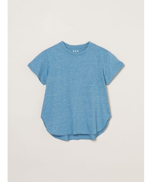 three dots / スリードッツ Tシャツ | Organic slub crew neck（washed）