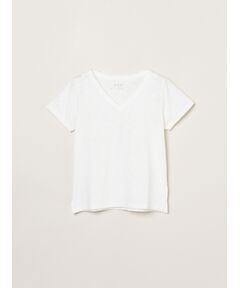 three dots / スリードッツ Tシャツ | Organic slub v neck