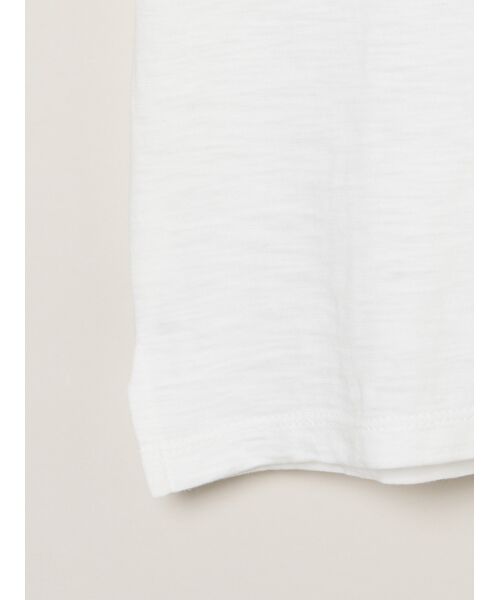 three dots / スリードッツ Tシャツ | Organic slub v neck | 詳細4