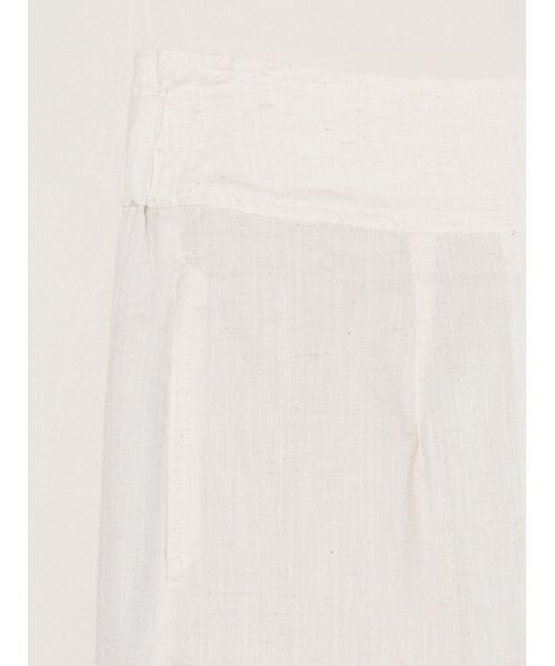 three dots / スリードッツ スカート | Cotton linen narrow skirt | 詳細3