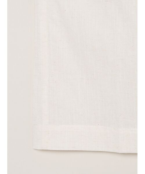 three dots / スリードッツ スカート | Cotton linen narrow skirt | 詳細4