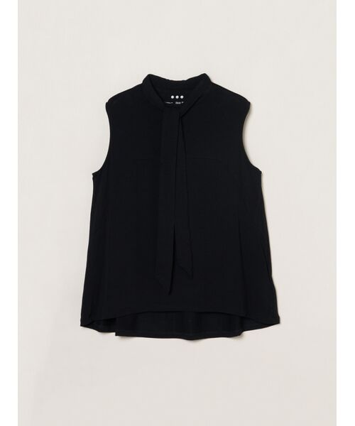 three dots / スリードッツ その他トップス | Travel line tie tops（black）