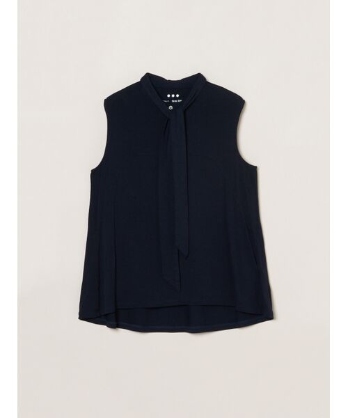 three dots / スリードッツ その他トップス | Travel line tie tops（dark navy）
