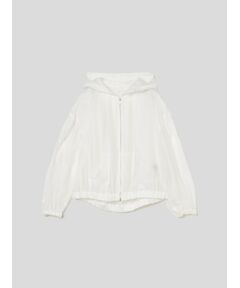 three dots / スリードッツ パーカー | Shiny shirt zip up hoody