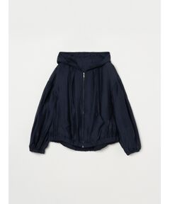 three dots / スリードッツ パーカー | Shiny shirt zip up hoody