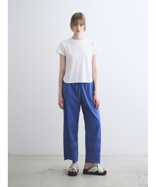 three dots / スリードッツ その他パンツ | Jerome lace pants | 詳細7